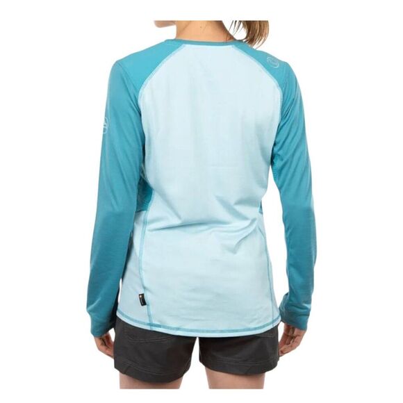 La Sportiva Beyond Long Sleeve Shirt Sweat Wicking Anti-Odor Base Layer S - Picture 2 of 15